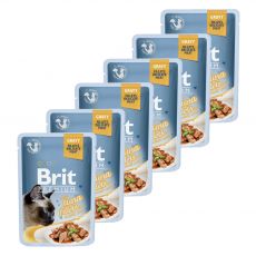 Kapsička BRIT Premium Cat Delicate Fillets in Gravy with Tuna 6 x 85 g