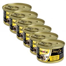 GimCat ShinyCat tuniak + syr 6 x 70 g