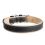 Kožený obojok WAU DOG Soft 38-49 cm, 25 mm čierno-béžový