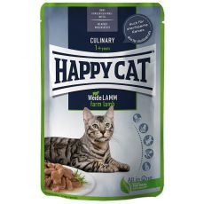 Kapsička Happy Cat MEAT IN SAUCE Culinary Weide-Lamm / Jahňacie 85 g