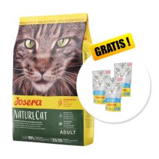 JOSERA NatureCat 10 kg + 3 x kapsička 85 g GRÁTIS